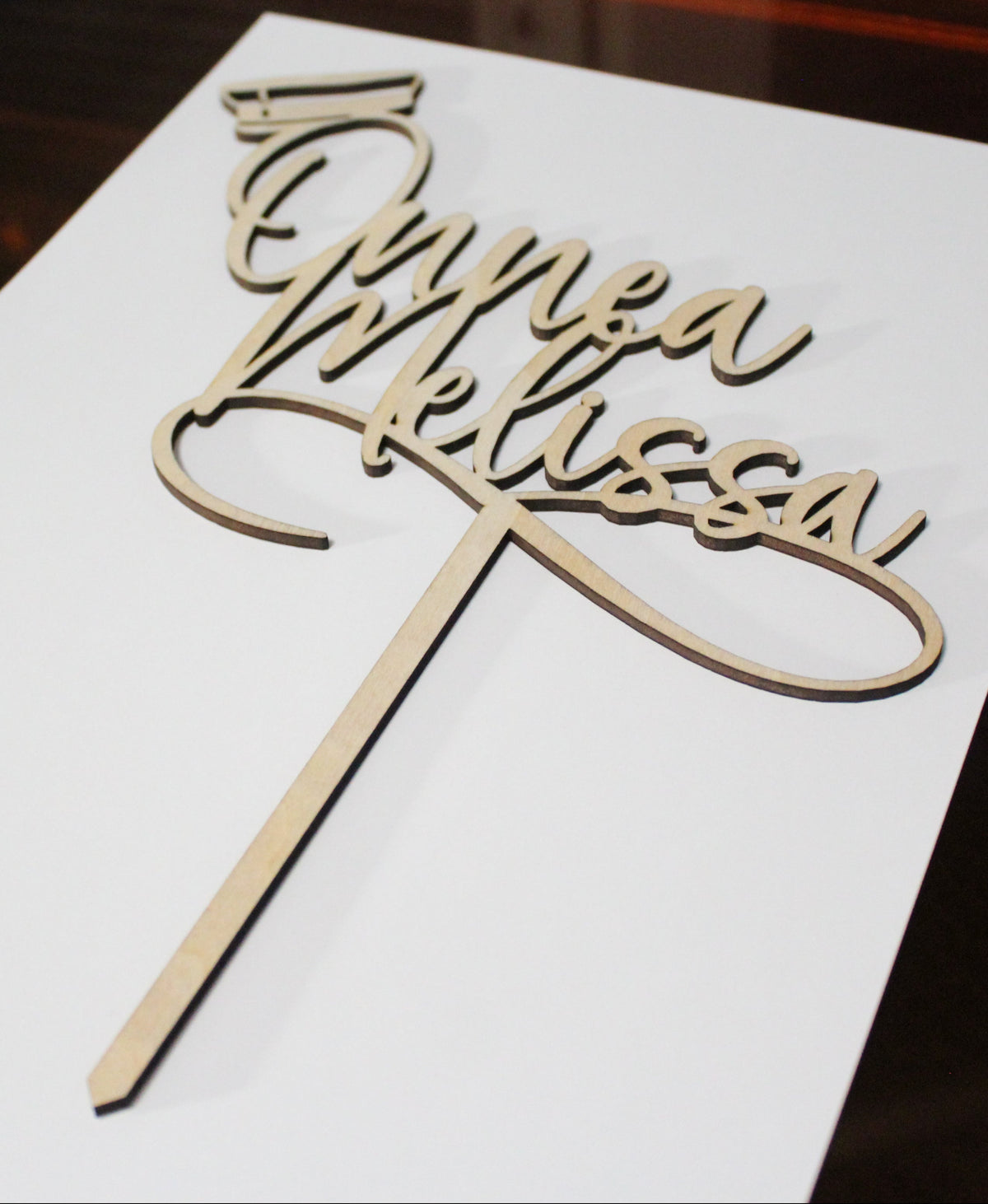 Personalized Name Graduation Cake topper