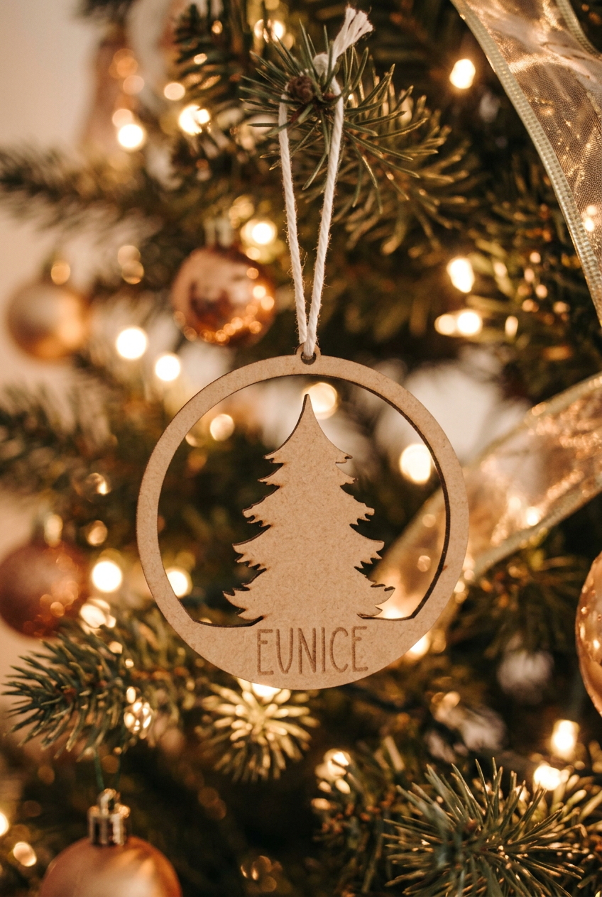 6 pcs Personalized Name Christmas Ornament