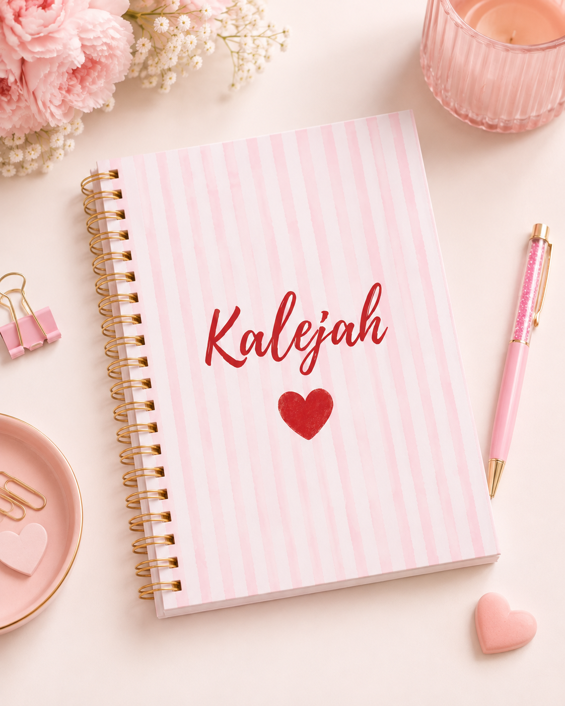 Personalized Name A5 Notebook
