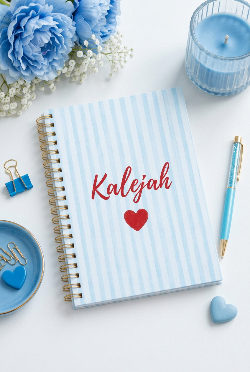 Personalized Name A5 Notebook