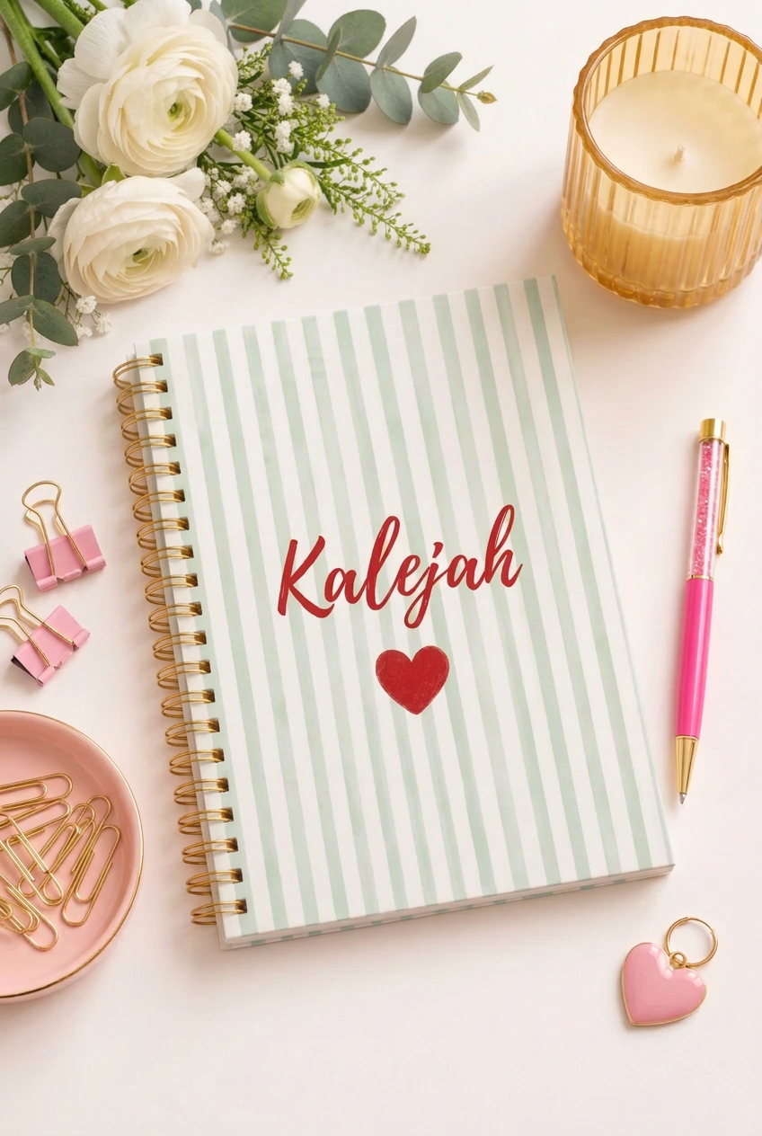 Personalized Name A5 Notebook