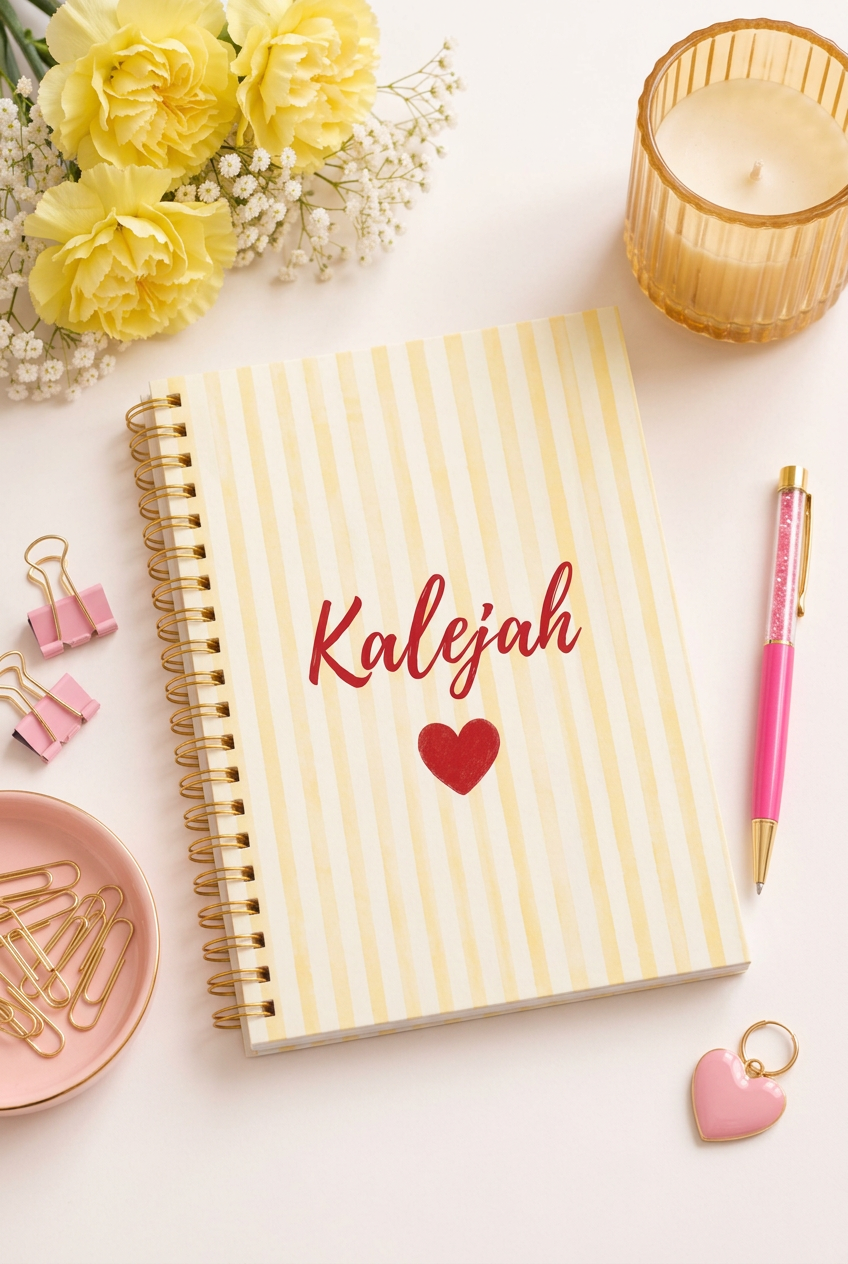 Personalized Name A5 Notebook